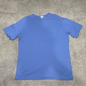 Peter Millar Seaside Men’s Blue T-Shirt Cotton Model Pocket Size L